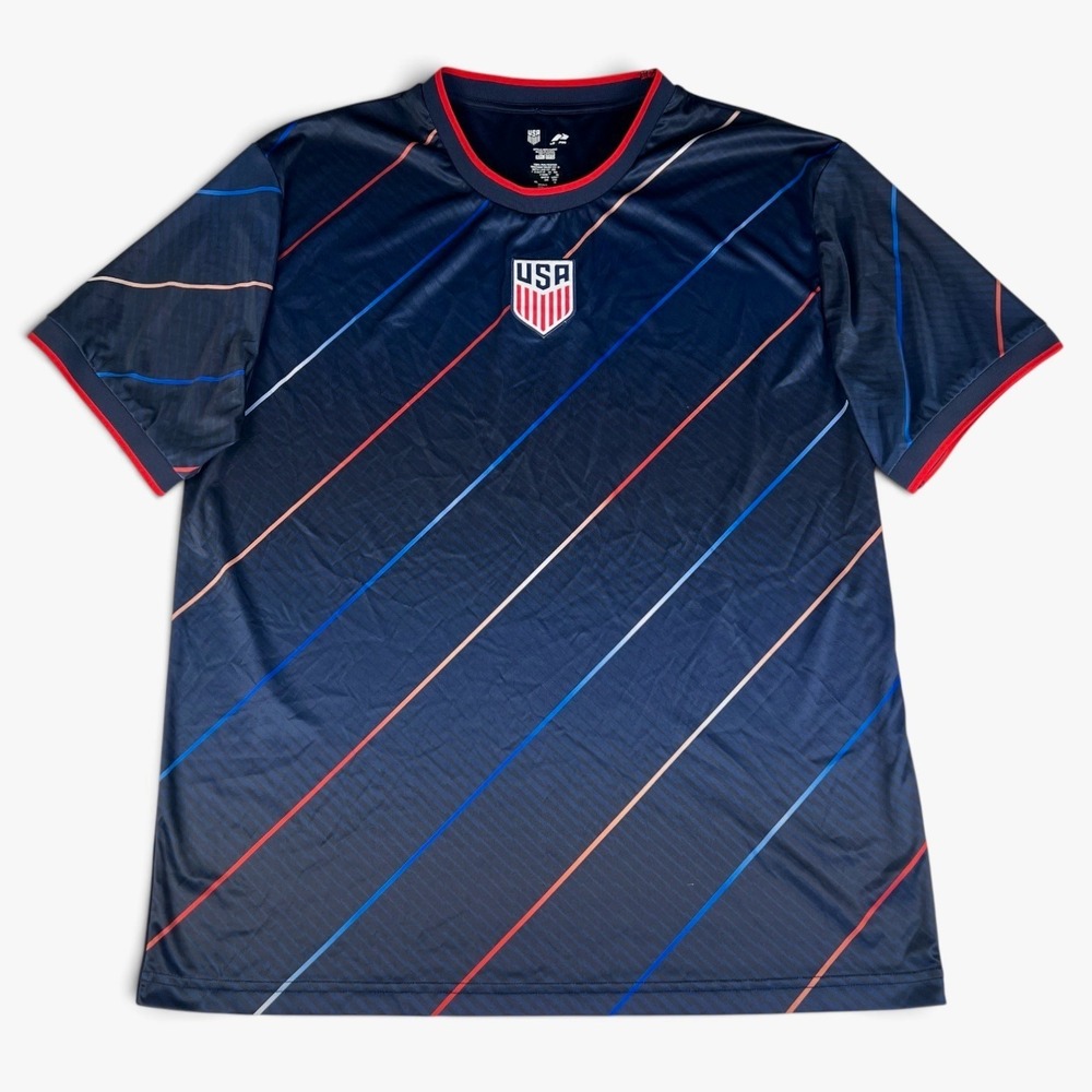 USA Soccer Christian Pulisic #10 Men's XXL Jersey Navy Red Official